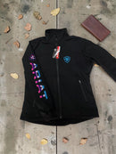 Jaqueta Feminina Ariat Preta Tricolor