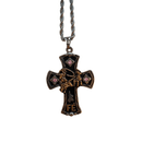 Pingente Cruz Max team roping  /com corrente