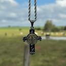 Pingente Cruz São Bento com Corrente