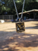 Medalla Max Bull Rider Fé cowboy