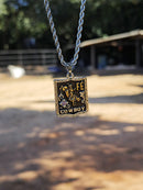 Medalla Max Bull Rider Fé cowboy