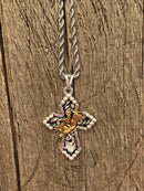 Pingente bull Rider silver