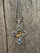 Pingente bull Rider silver