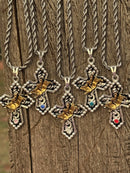 Pingente bull Rider silver