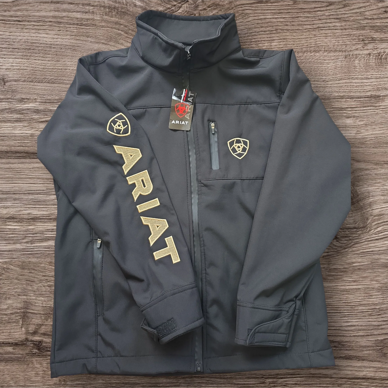 Jaqueta Ariat Preta amarela