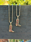 Colar de botas - Alabama